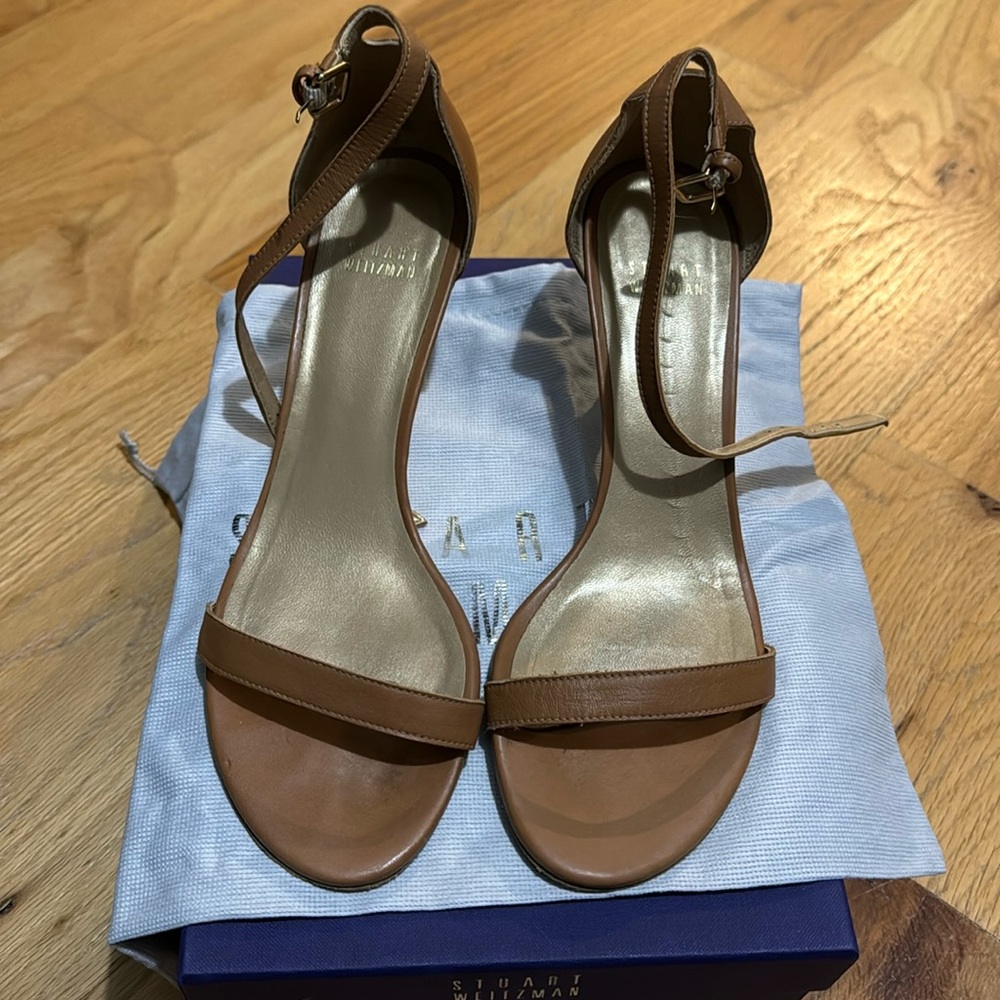 Stuart weitzman nunaked Meil vachetta women's size 8